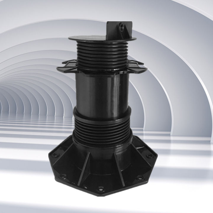 Black%20Bearing%20Decking%20Board%20Height%20Adjustable%20Building%20Material%20Booster%20Strong%20Suitable%20for%20Aluminium%20WPC%20Wood%20-%20Image%202