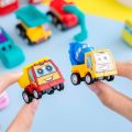 6/12Pcs Mini Inertial Pull Back Engineering Car Set Child Kids Cartoon Toys Birthday . 