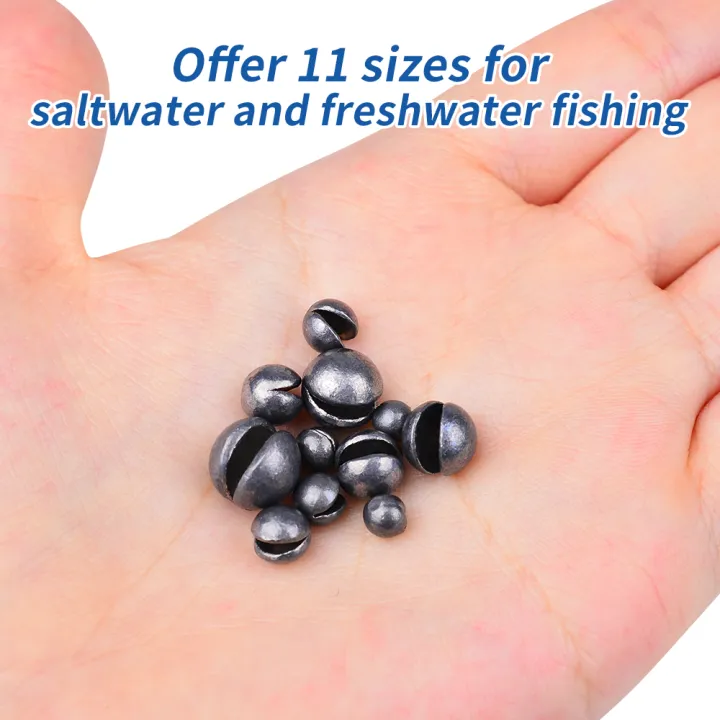 PROBEROS%20100pcs%200.5g-5g%20Adjustable%20Split%20Shot%20Sinkers%20Fishing%20Weights%20Bass%20Catfish%20Tackle%20Accessories%20Saltwater%20Freshwater%20Pesca%20-%20Image%206