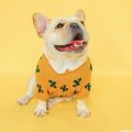1PC Turmeric Cactus Sweater Pet Clothes Dog Cat Autumn Thickened Warm Pullover Elastic Knitted Sweater. 
