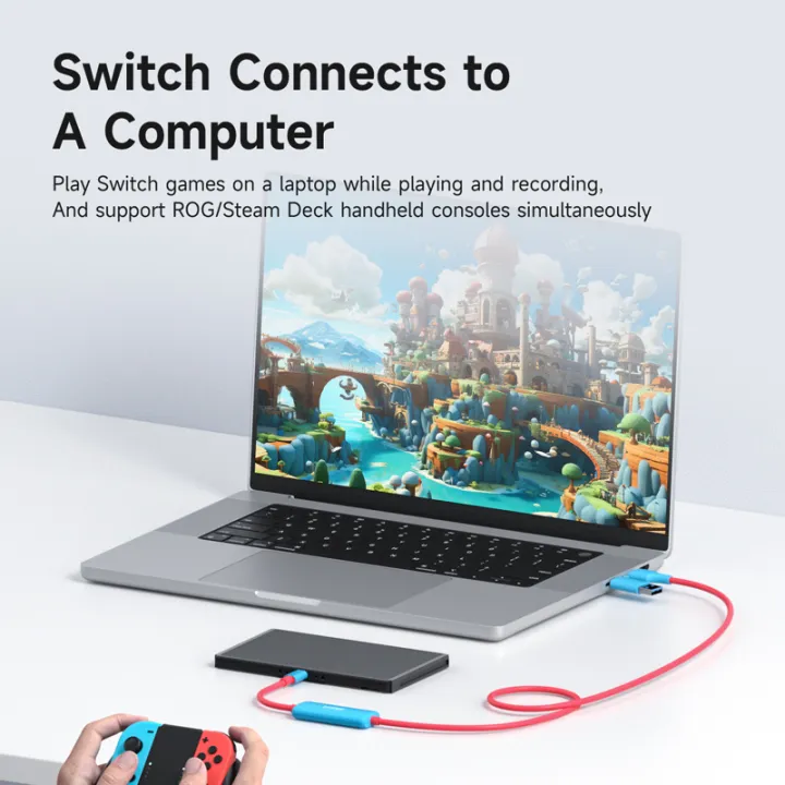 Hagibis%20USB3.0%20Video%20Capture%20Card%20with%20100W%20PD%20USB%20C%20to%20USB%20A/C%20Live%20and%20Record%20Video%20Audio%20Gaming%20for%20Quest%202%203%20Switch%201/2%20ROG%20-%20Image%203