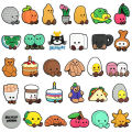 31Pcs food fruit Series Shoe Charms Plush Toy Shoes Accessorie Decoration Panda Clog Sandal Buckle Bithday Holiday Party .