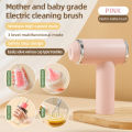 360° Rotating Electric Baby Bottle Brush Set Silicone NippleCleaner BPA-Free Infant Cleaning Tool with Egg Beater Function.