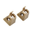 2PCS Car Sun Visor Snap ABS 12681000127101 For Mercedes W123 W124 W126 W140 W201 Sun Visor Clips Holders. 