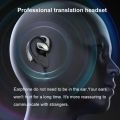 Intelligent M8 Language Translation Earplug 144 Language High-precision Wireless Bluetooth Bidirectional Translation Equipment. 