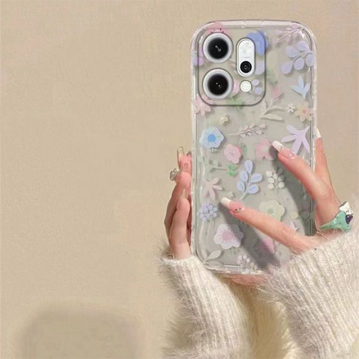 Phone%20Case%20for%20OPPO%20Reno%2014,%20Reno%2014%20Pro,%20Reno%2014F%20Fashion%20Flowers%20Soft%20Case%20Fall%20Prevention%20Protective%20Cover%20-%20Image%205