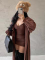  Summer Mini Dress Women Lace Red Camisole Sundress Sleeveless V-Neck Basic Bodycon Dresses Lady Club Party Y2k Clothes. 