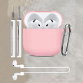 Silicone Earphone Case For AirPods 4 Case Wireless Headphones Earbuds Case with Hook.