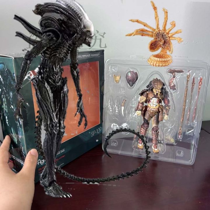 Figma Alien SP-108 SP-109 Predator 2 Takayuki Takeya Ver. Action Figure ...