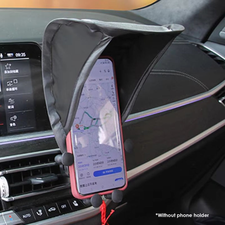 Car Cell Phone Sunscreen Sunshield Phone Umbrella Sun Shade Sun Shade For Phone Mobile Phone Holder Car Motorcycle