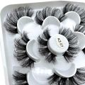 GROINNEYA 5 Pairs 3D Mink Lashes Soft Dramatic Fluffy 3D Mink False Eyelashes Thick Wispy Natural Mink Lashes False Eyelashes. 