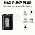 Portable Mini Electric Air Pump with Light，4.5KPa 1600mAh Battery Wireless Inflator for Air Mattress Pad, Vacuum Bags, Swim Ring. 