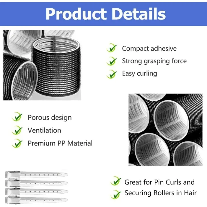 Hair%20Rollers%20Set%2012%20Self-Grip%2064MM%20Jumbo%20Rollers%20&%2012%20Duckbill%20Clips%20-%20Ideal%20Salon%20&%20DIY%20Hairdressing%20Tools%20for%20All%20Hair%20Lengths%20-%20Image%203