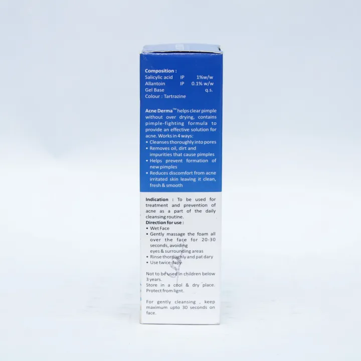 Acne%20Derma%20Gentle%20Face%20Wash%20Gel%20With%20Salicylic%20Acid%20And%20Allantoin%20%20Gel%2060gm%20-%20Image%202