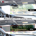 Car Windshield Sunshading Sticker Anti-UV Protection Black Film Front Window Sunshade Tape for Car Accessories Summer Supplies.