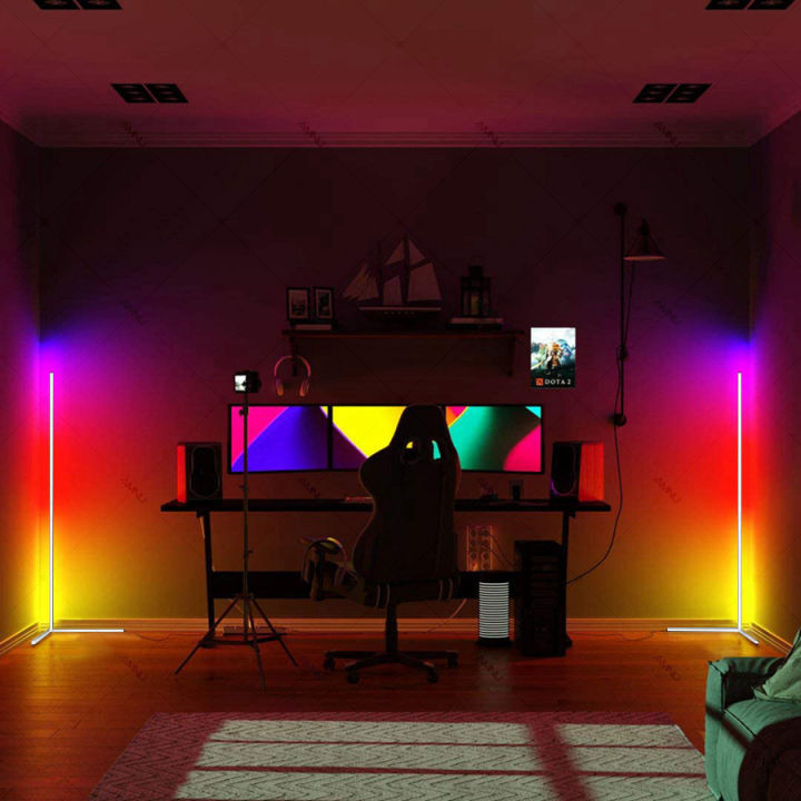 1PCS%20180CM%20RGB%20LED%20Floor%20lamp%20Tuya%20APP%20Remote%20Control%20Modern%20Corner%20Floor%20Light%20Atmospheric%20Standing%20Stand%20Light%20home%20decoration%20-%20Image%207