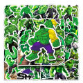 50 Piece The Hulk Stickers Waterproof DIY For Phones Laptop Car Sticker Creative Home Decal. 