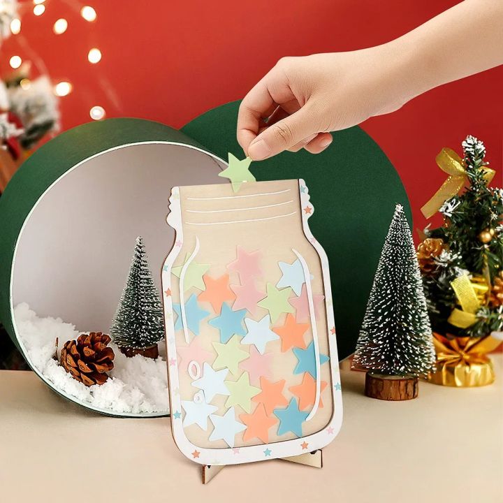 Kids Reward Jar with Star Reward Jar with 25pcs Tokens Chore Chart ...
