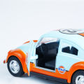 1:36 New Retro Beetle Alloy Die-Cast Classic Model Toy Car, Pull-Back, Openable Doors, Collectible Ornament, Boys' Toy, Christmas , Model Car Ornament. 