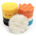 3inch Car Polishing Disc 6/7/8/11Pcs/Set Self-Adhesive Wool Wheel Polishing Pad Waxing Sponge For Car Polisher Drill Adapter. 