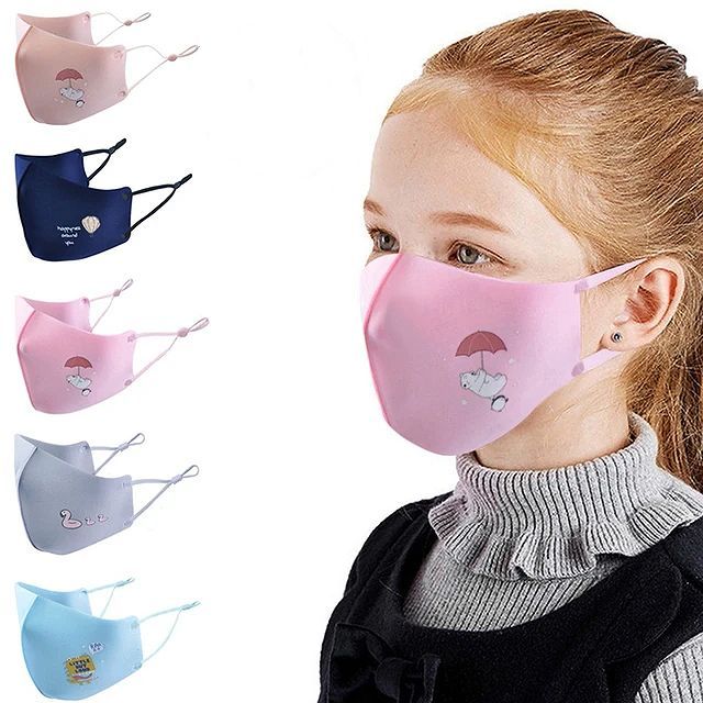 HD Fashionable Face Mask in 2 Layer Protect from air pollution girls women fashion