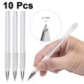 10pcs White Surgical Skin Microblading Marker Pen for Permanent Makeup Eyebrow Scribe Marker Brow Pencil Tattoo Supplies. 