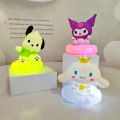 Sanrio Hello Kitty Kuromi Cinnamoroll Night Light Glowing Children Toy Bedside Lamp Anime Kawaii Cute Children Kid Present Gifts. 