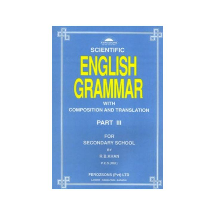 Scientific English Grammar Part 3