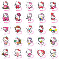 6Pcs Hello Kitty Straw Cover Cap 10MM Drink Straw Plug Splash Proof Drink Cup Straw Cap Eco-friendly Charm Pendant Party Gift ﻿. 