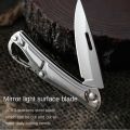 Pocket Folding Fruit Knife, Stainless Steel Outdoor Knife with Non-slip Handle for Kitchen Accessories. 