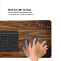 Large Mouse Pad Gaming Accessory XXL Wood Grain Texture Deskmat Non-Slip Base Computer Extended Mousepad Keyboard Laptop Micepad.