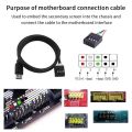 3.5 Inch Mini Computer Secondary Screen IPS USB C Secondary Screen forComputer CPU GPU RAM HDD Monitor LCD Display Freely AIDA64.