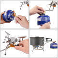 Camping Gas Stove Outdoor Tourist Burner Big Power Heater Tourism Cooker Barbecue Tourism Supplies Picnic Equipment.