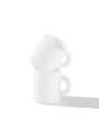 10pcs Dollhouse Miniature White Mugs: Miniature Resin Coffee Cup Models for Kitchen, Living Room, Study, or Café Scene Tabletop.