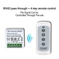 Smart Switch 433MHz Remote Control RF Light Switch Relay Wireless 110V 220V Relay Module for Lamp Fan for Curtain Garage Door. 