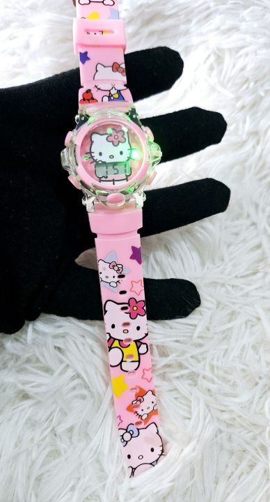 Kids%20Girls%20Kitty%20Watch%20Spinner%20Lighting%20Musical%20Cool%20Fun%20Watch%20-%20Image%206