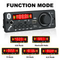 DC 5V Bluetooth 5.0 DIY MP3 WMA Decoder Board 6.5mm Microphone Car Audio USB TF FM Radio MP3 Music Player with Remote Control.