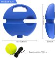 Single-player Tennis Set Training Tennis with String Tennis Practice Machine Training Machine Base Rebound with String.