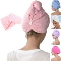 Microfiber Quick Dry Bath Hair Drying Towel | Head Wrap Hat Super Absorbent Shower Cap | Hair Dryer Cap Towel | Magic Instant Hair Dryer Cap Towel Hair Wrap Towel Best For Women (Homeducts). 