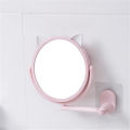Wall Mounted Mirror Folding Arm Extend Bathroom Mirror Without Drill Cat Ear Single Side Cosmetic Makeup Mirror Space Saving. 