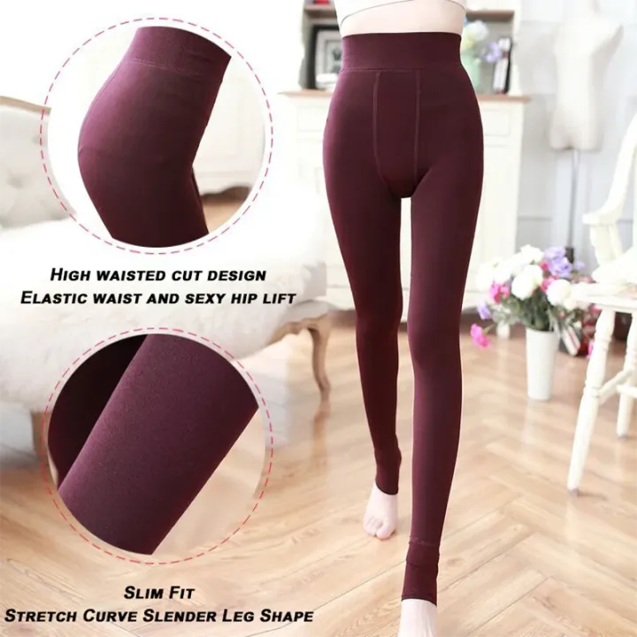 Women%20Winter%20Leggings%20Warm%20Leggins%20High%20Waist%20Solid%20Color%20Women%20Thickened%20Leggings%20Stretchy%20Black%20Leggings%20-%20Image%206