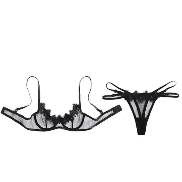  Lingerie for Women Underwear Panty Set Play See through Lace Bodysuit Babydoll Sleepwear