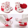 0-18 Months Red Girl Boy Newborn Baby  Cute Cartoon Cotton Shoes Soft Sole Toddler Infant Walking Shoes. 