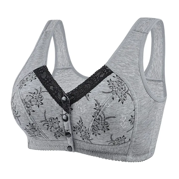Wireless%20Bralette%20Comfortable%20Underwear%20Middle-aged%20Elderly%20Women%20Lace%20Chest%20Wrap%20Ultra-thin%20Mom%20Front%20Open%20Buckle%20Cotton%20-%20Image%205
