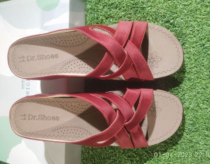 Ladies%20Dr%20Shoes%20High%20Quality%20Original%20Product%20%20Red%20Color%20Shoes%20-%20Image%203