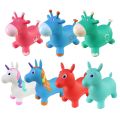 Kids Animal Inflatable Bouncy Horse Hopper Soft Vaulting Horse Bouncer PVC Jumping Leech Ride on Children Baby Play Toys. 