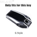 Alloy Leather Car Key Case Cover Keychain For Bmw 5 6 7 Series 530le Gt X3 X4 730li 740 G12 G30 G31 G32 I8 I12 I15 Accessories. 