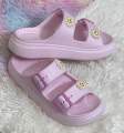 New Soft EVA Rubber Lightweight & Comfortable Buckle Sandals with Cute Charms for Girls & Womens Slippers.