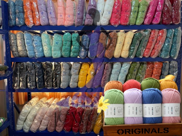 CSJ%F0%9F%87%B9%F0%9F%87%ADReady%20to%20ship%206%20ply%20milk%20cotton%20yarn%20"yaoh%20wool"%20weight%20100%20g%20with%2040%20soft%20colors%20-%20Image%207