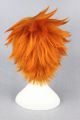 High Quality Anime Haikyuu!! Shoyo Hinata Syouyou Cosplay Wig Short Orange Curly Heat Resistant Synthetic Hair Wigs. 